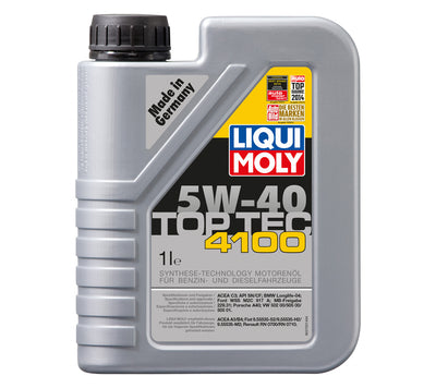 LIQUI MOLLY 5W-40 TOPTEC 4100 - 5 Liters