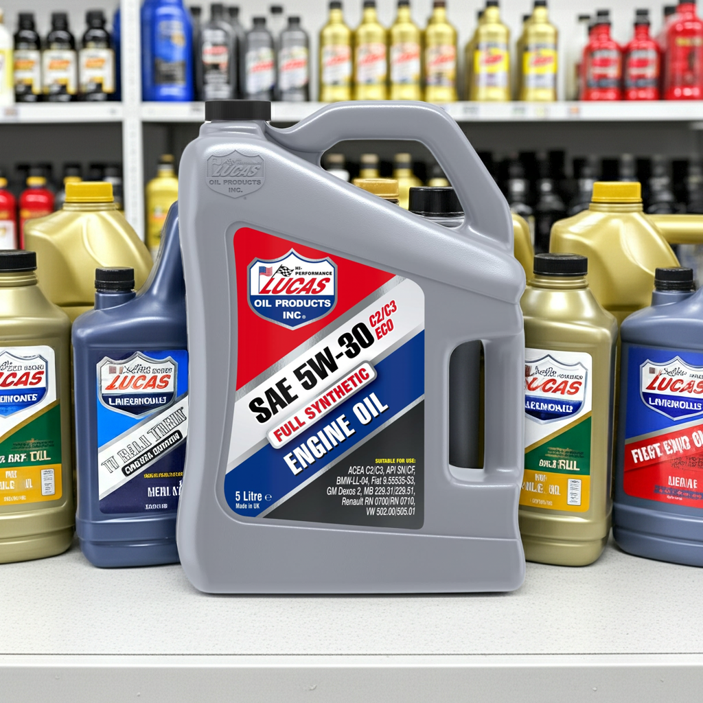LUCAS C2/C3 5W-30 Fully Synthetic Engine Oil - 5 Liters