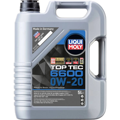LIQUI MOLLY TOP TEC 6600 OW-20 - 5 Liters